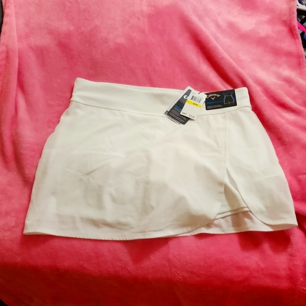 Callaway women's golf skirt white medium